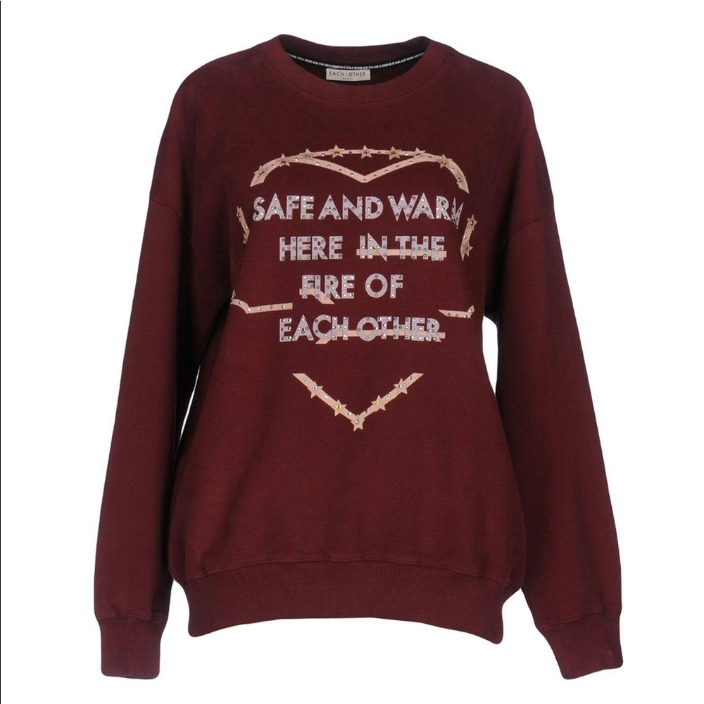 Each x Other Maroon Sweatshirt